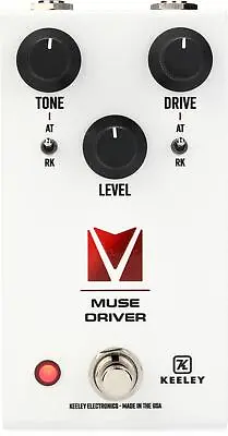 Keeley Andy Timmons Muse Driver Overdrive Pedal - Sweetwater Exclusive White • $179