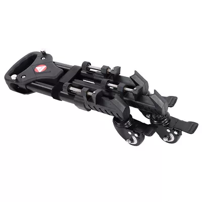  VX-600 Foldable Tripod Dolly 3 Wheels Stand Pulley Base Universal Ca 2BD • $223.59