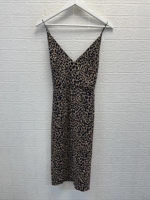 £15.99 • Buy Topshop Animal Print Crossback Pencil Cami Dress Uk 10 Ladies Fashion 