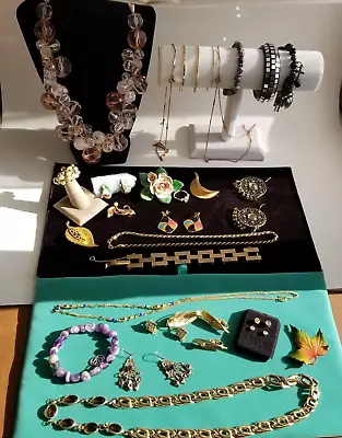 Jewelry Lot Vtg To Now Misc Jewelry  Wear Repair Repurpose BSK JJ Emmons Avon • $24