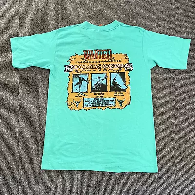 Vintage BoonDoggers Surfing Small Green VTG Deadstock T-Shirt • $8.75