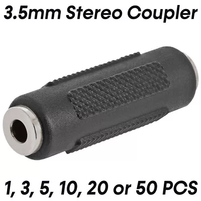 3.5mm Female To Female Coupler 3.5mm Jack To Jack Stereo Audio Cable Adapter • $27.49