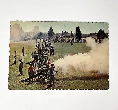 Postcard Re-enactment Civil War Battle Bull Run Manassas Virginia Vintage • $5