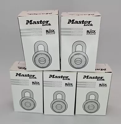 Lot Of 5 Combination Padlocks Master Lock Block Guard New With Box • $21.99