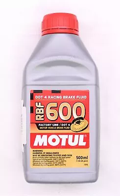 Genuine Motul RBF 600 Motor Vehicle Brake Fluid Part Number - MOT57 • $26.99