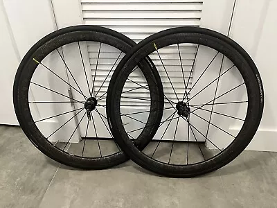 MAVIC COSMIC PRO CARBON SL UST TDF Tour De France Tubeless Rim Brake Wheelset • $1199.99