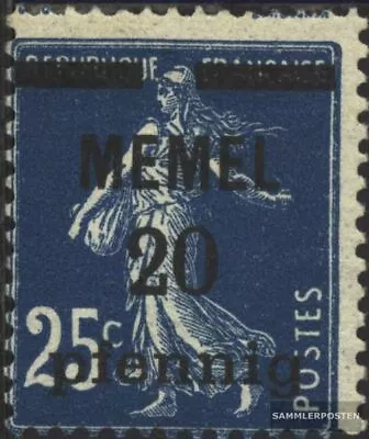 Memelgebiet 20 With Hinge 1920 Clear Brands • $1.10