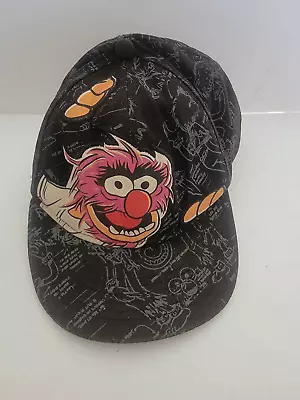 The Muppets Youth Disney Animal Hat Adjustable Snapback Cap Black Red One Size • $29.44