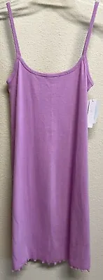 Abound Ribbed Tank Dress Tulip Spaghetti Straps NEW Various Sizes Lavender • $11.96