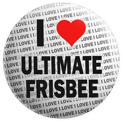 £3.75 • Buy I Love Ultimate Frisbee Magnets - Gift - Birthday - Stocking Filler