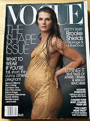 VOGUE Magazine April 2003 Brooke Sheilds Cover • $20