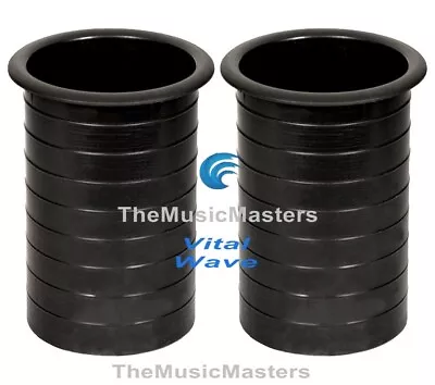 (2) Speaker Port Tubes 2in X 4in Deep Woofer Subwoofer Sub Box Bass Vent VWLTW • $8.99