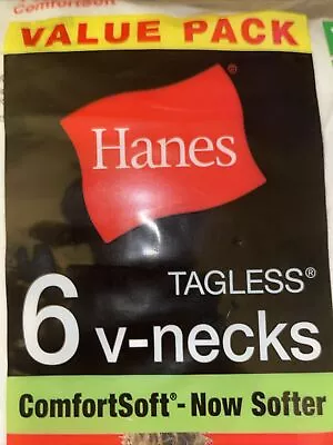 Hanes  V Neck Value Pack Of 6 • $25