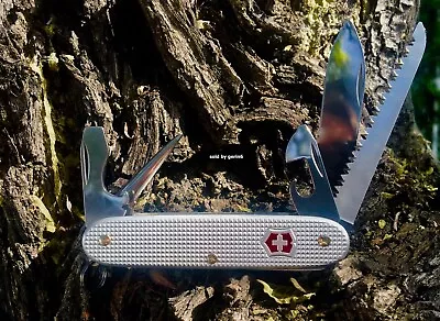 Swiss Army Knife Farmer Silver Alox Victorinox 53964 Or 0.8241.26 New In Box • $55.56