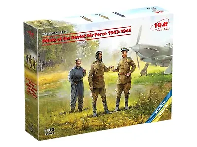 ICM 32117 Pilots Of The Soviet Air Force 1943-1945 1/32 • $9.19