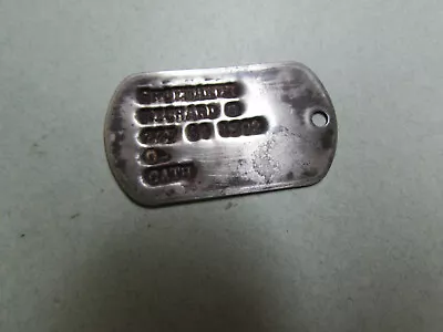  Vietnam War Era U.S. Army Soldier's Dog Tag_SHOEMAKER • $35