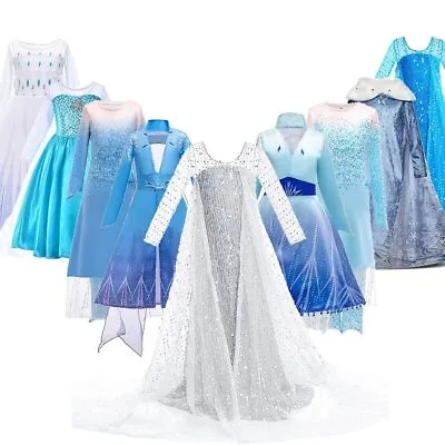 Girls Princess Dress Costume Kids Halloween Cosplay Birthday Party Clothes • $20.63