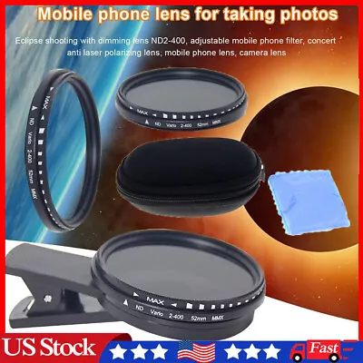 Universal Solar Eclipse Smartphone Lens With Clip Solar Filter For Smartphone • $13.99