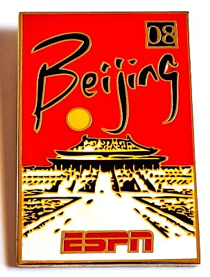 2008 Beijing Olympics ESPN Media PIN - Beijing China • $130.77