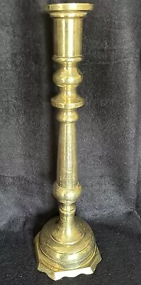 Vintage Heavy  Large 19” Brass Altar Candle Stick • $60