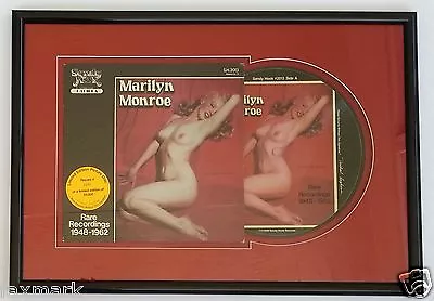 Marilyn Monroe Album      Rare Recordings 1948-62     Matted/Framed     Ltd. Ed. • $89