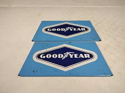 Vintage Goodyear Tire Rack Stand Display Sign Topper Set No Frame • $129.95