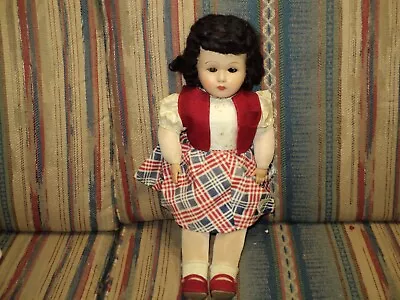 Totally Original 15  Dressed Doll All Original May Be German Made • $225