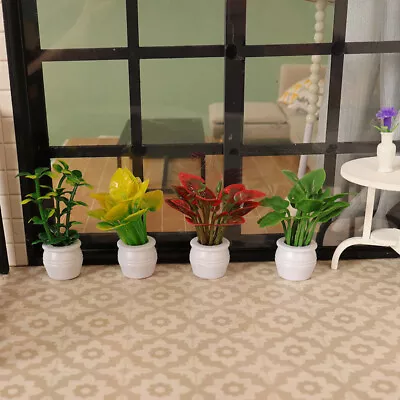 Doll House Mini Plant Model Mini Green Plant Potted Outdoor Landscape Flower Bed • $4.32