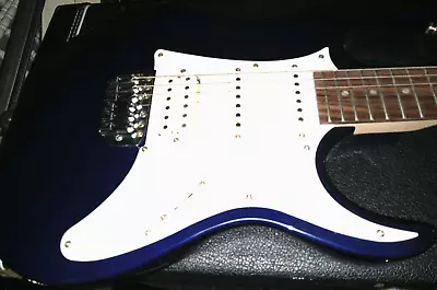 Vintage Gio Ibanez Electric Guitar Blue Early 2000's • $145