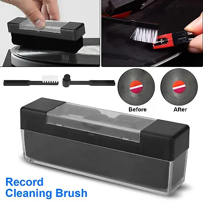 3in1 Vinyl Record Cleaning Brush Set Stylus Velvet Anti-static Cleaner Tool Kit • $10.48