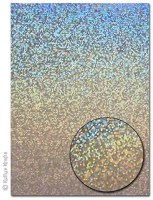 Holographic Craft Card Metallic A4 300gsm 10 Sheets   • £5.99