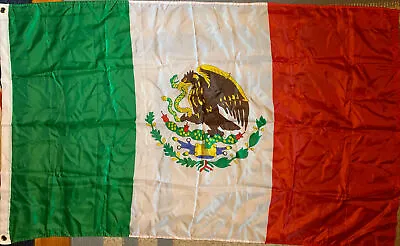 $2.99 • Buy New 3’x5’ Polyester MEXICO FLAG Mexican Country Soccer Outdoor Banner World Cup
