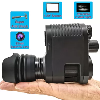 £155.99 • Buy IR Night Vision Rifle Scope Video Record Hunting Optical Sight Camera 850nm 720P