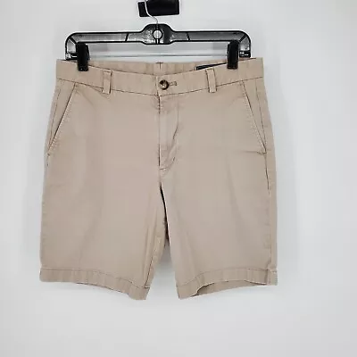 Vineyard Vines Breaker Short Mens Size 30 Beige Flat Front Chino Soft Stretch • $14