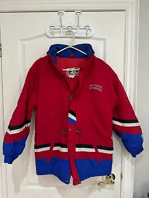 Montreal Canadiens NHL Vintage Winter Jacket Newface Size XL - 90s Retro • $75.56