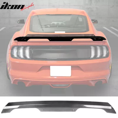 Fits 15-23 Ford Mustang Smoke GT500 Spoiler Gurney Flap Wicker Bill W/ Hardware • $69.99