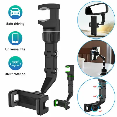 360° Car Rearview Mirror Table Mount Holder Cradle For Cell Phone GPS Universal • $16.49