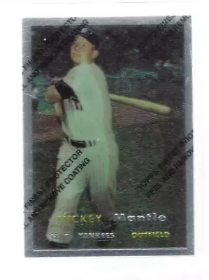 Mickey Mantle 1996 Topps Finest Reprints Card #7 1958 Topps In A Snap Tight • $14.95