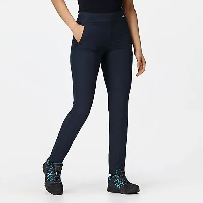 Regatta Women's Pentre Stretch Water-Repellent Stretch Walking Trousers - Navy • £23.95