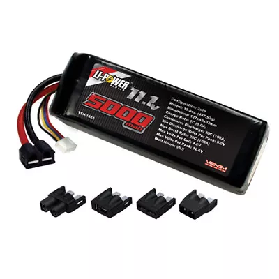 VENOM 20C 11.1V 5000mAh 3S LiPo UNI Plug RC Car Battery 1582 • $59.61