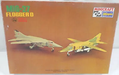 1/72 - Vintage Minicraft Hasegawa MiG-27 Flogger D Kit #1143 • $25
