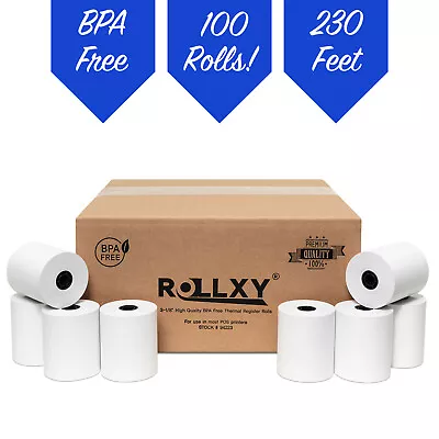 (100 Rolls)- 3-1/8  X 230' BPA Free Thermal Paper(Verifone Ruby Supersystem) • $159.99