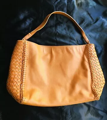 Cole Haan Leather Woven Sides Handbag Nice! • $10