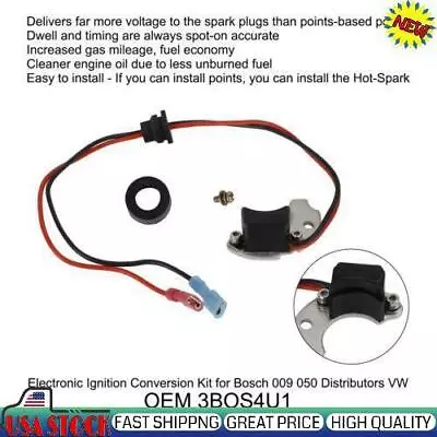 $38.63 • Buy Electronic Ignition Conversion Kit For Bosch 009 050 Distributors 3BOS4U1 VW