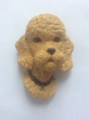 £24.99 • Buy Vintage Bossons Poodle Wall Plaque Chalkware Pottery Dog Head Made In England 6