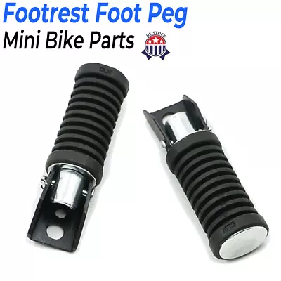 Pair Front Footrest Foot Pegs Pedal For Baja For Suzuki Prince Mini Bike • $12.99