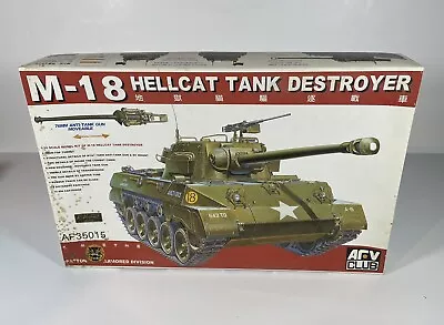 AFV Club 35015: M-18 Hellcat Tank Destroyer 1:35 Scale - COMPLETE! • $36.99