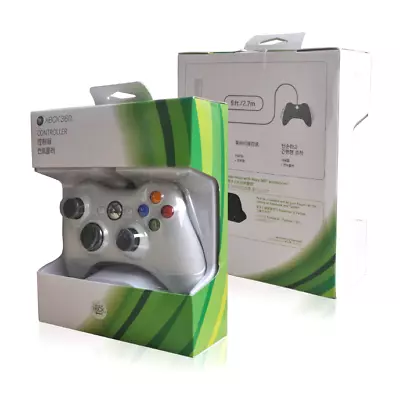 Microsoft Xbox 360 Wired USB2.0 Game Controller PC Windows 11/10/8/7/XP Gamepad • £21.99