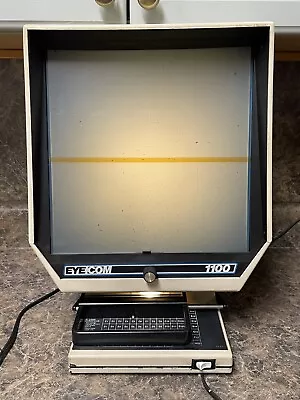 Eyecom 1100 Microfiche Reader Vintage Electronics • $143.99