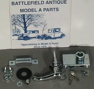 1930-1931 Model A  Ford  Deluxe Scroll Rumble  Lid Handle And Latch Set • $106.95